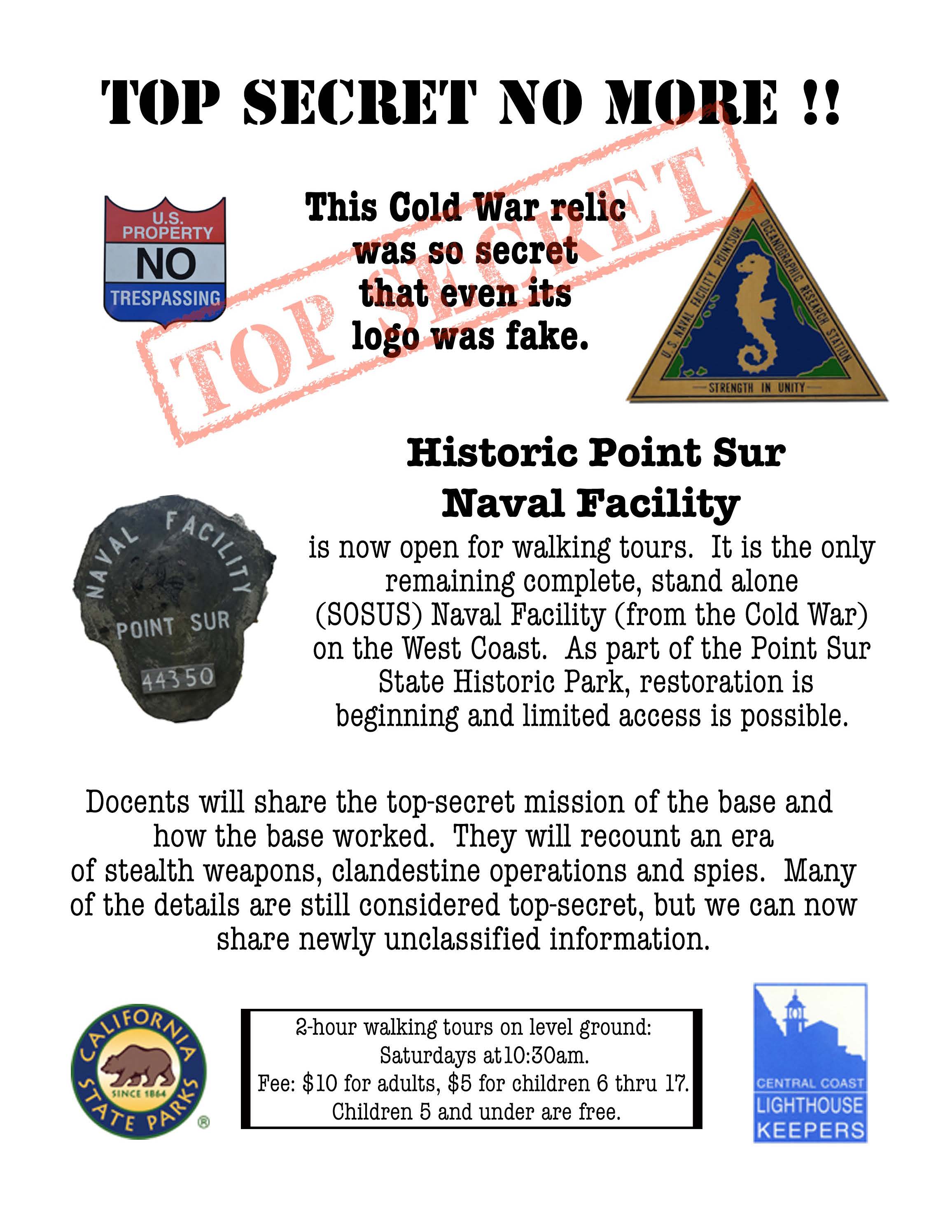 Naval Facility Tour Schedule